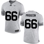 Men's Ohio State Buckeyes #66 Malcolm Pridgeon Gray Nike NCAA College Football Jersey January DGM8244LL